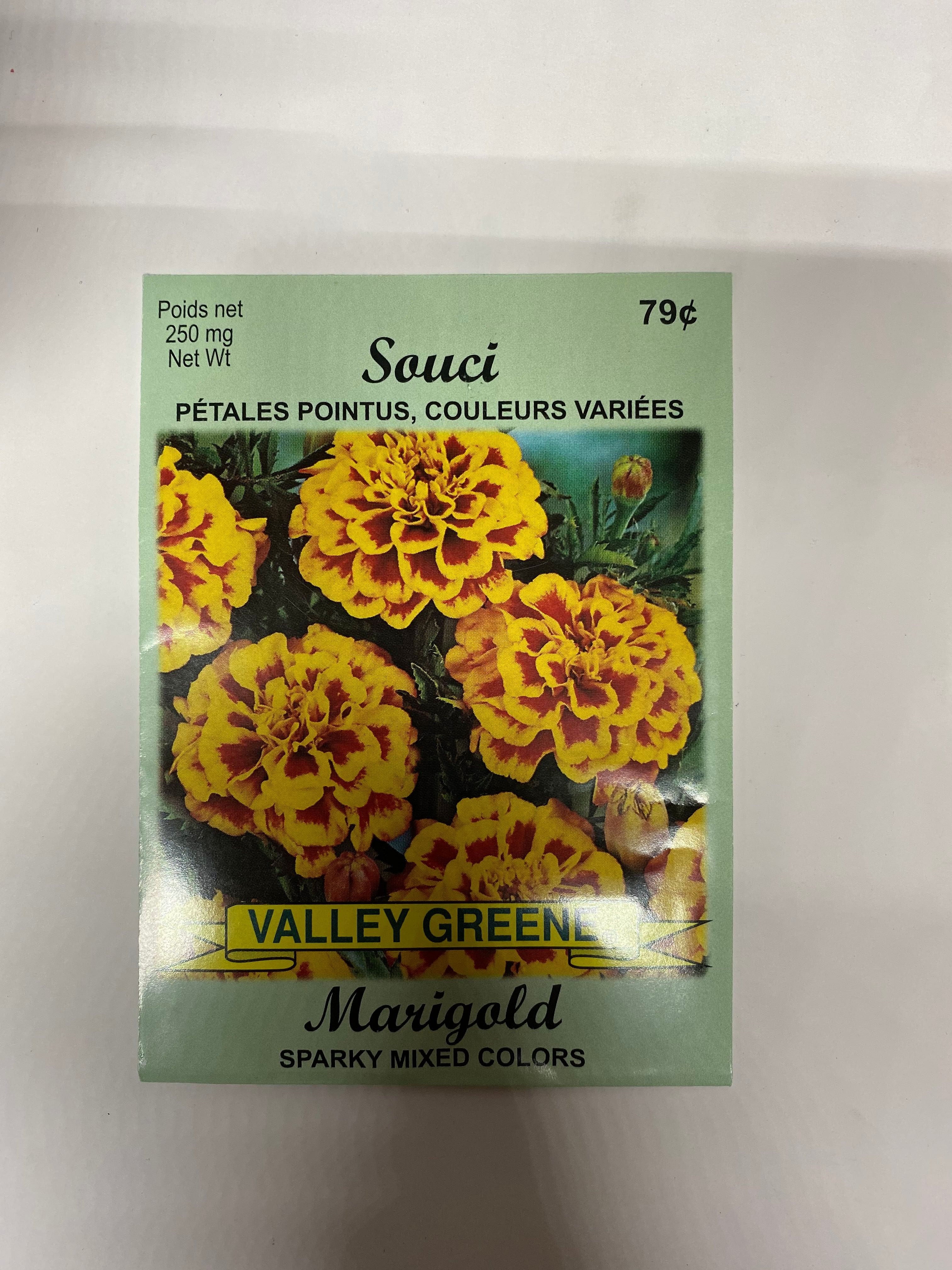 Marigold Sparky Mixed Colors Valley Greene - Brantford Surplus