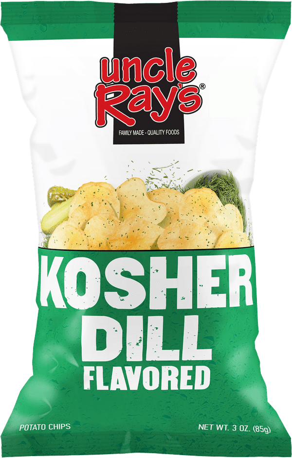 Chips Uncle Ray's Kosher Dill 130g.