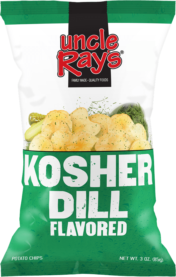 Chips Uncle Ray's Kosher Dill 130g.