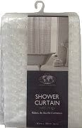 Shower Curtain Clear 3D Embossed
