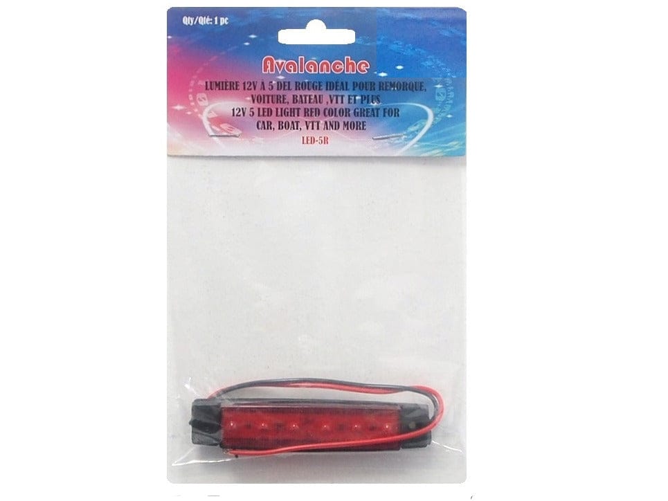 red 6 LED strip 12 volt for car boat trailer etc.. - Brantford Surplus