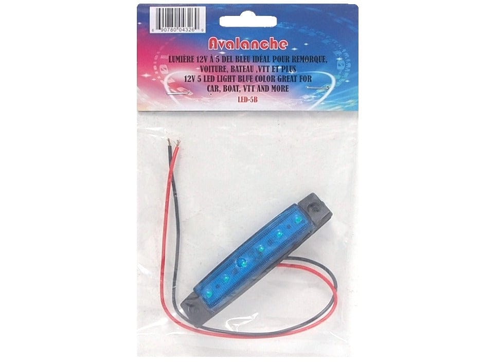 blue 6 LED strip 12 volt for car boat trailer etc.. - Brantford Surplus