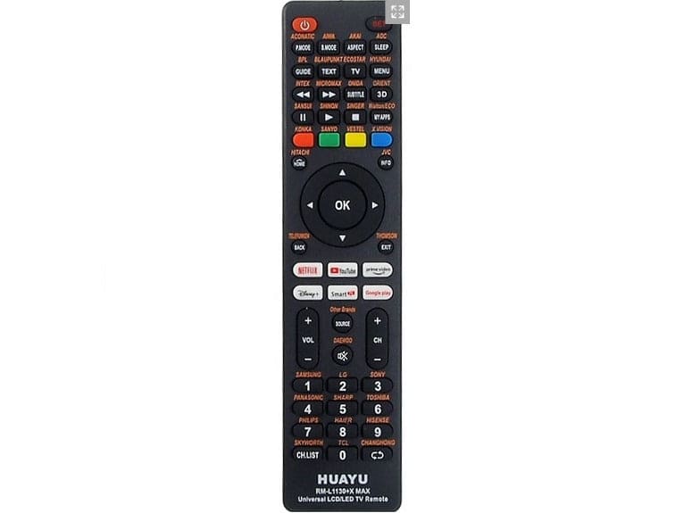 Universal Remote Control Netflix, You Tube, Disney, Prime Keys - Brantford Surplus