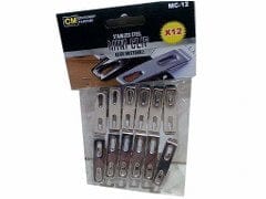 Mini clip stainless steel 12 pack
