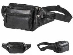 Waist pack leather fanny pack adjusts up to 45 inch - Brantford Surplus