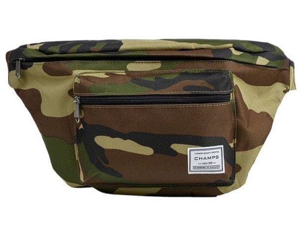 Waist pack canvas fanny pack adjusts up to 45 inch - camo