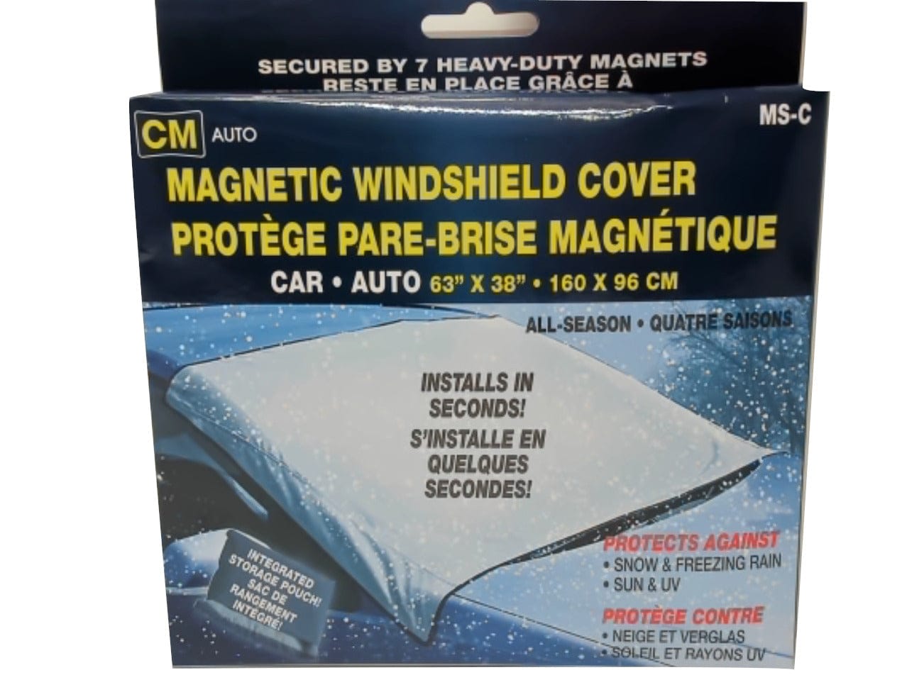 Car magnetic shield cover - installs in seconds - protect against snow and freezing rain - Brantford Surplus