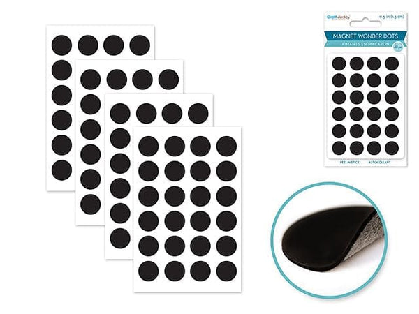 Magnet Wonder Dots: 1/2" Peel-n-Stick x48