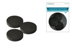 Magnetic Buttons: 30mm 3pcs/pk On Mirror