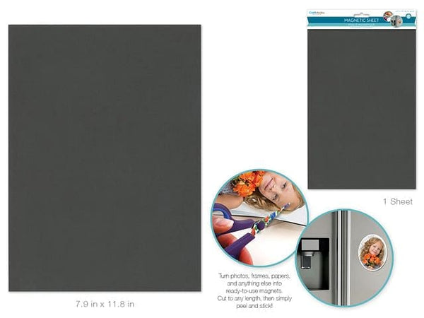 Magnetic Sheet: 7.87"x11.8" (A4) Self-Adhesive