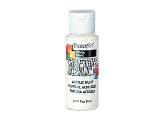 Crafters Acrylic Paint: 2oz Craft & Hobby  WHITE