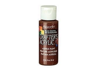 Crafters Acrylic Paint: 2oz Craft & Hobby  burnt sienna