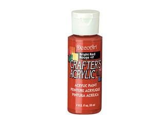 Crafters Acrylic Paint: 2oz Craft & Hobby  BRIGHT RED