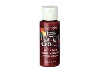 Crafters Acrylic Paint: 2oz Craft & Hobby  BURGANDY