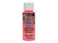 Crafters Acrylic Paint: 2oz Craft & Hobby   A128 PINK NEON