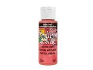 Crafters Acrylic Paint: 2oz Craft & Hobby   A137 BRIGHT CORAL