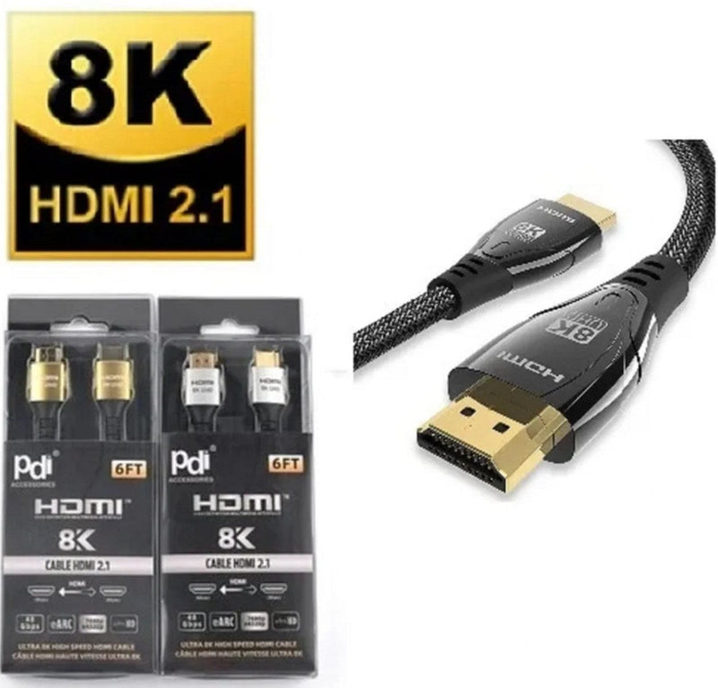 Cable - HDMI 2.1 6 Ft 8K Compatible