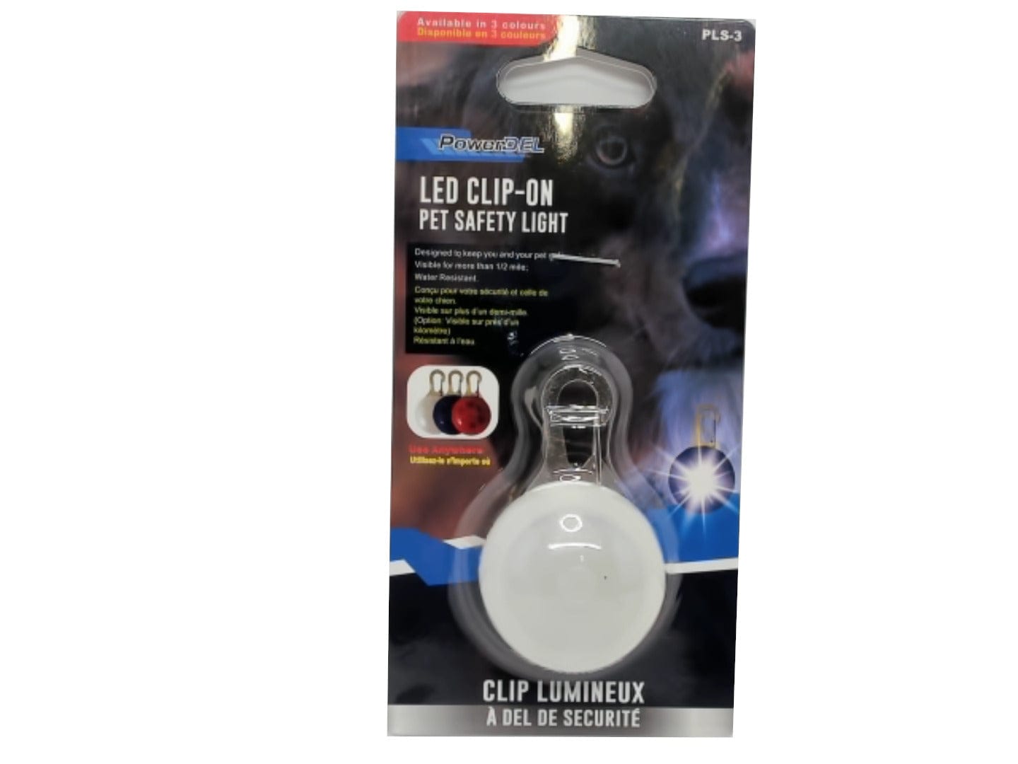 LED clip-on pet safety light - Brantford Surplus