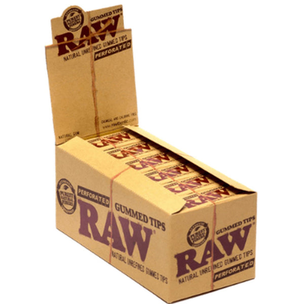 Raw Gummed Tips Perforated 33 Pack