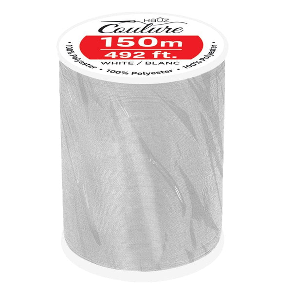 Hauz | 100% Polyester Thread, 150m, White