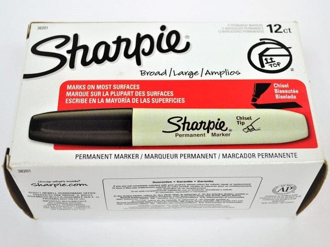 SHARPIE CHISELTIP PERMANENT MARKER 12/BX - Brantford Surplus