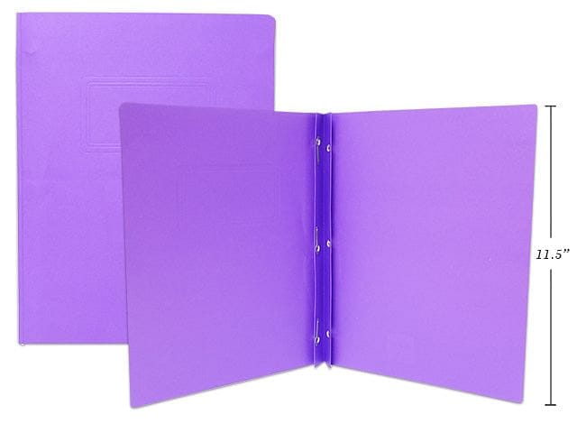 3 PRONG REPORT COVERS LETTER SIZE, PURPLE - Brantford Surplus