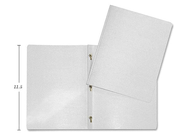 3 PRONG REPORT COVERS LETTER SIZE, WHITE