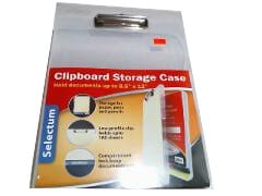 Clipboard Storage Case 9x12" Translucent