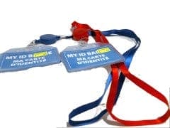 "My ID Badge" Holder On Lanyard with Ext.Reel (5.3x8.8cm)