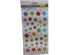 3d Puffy Sticker  Ombre Stars