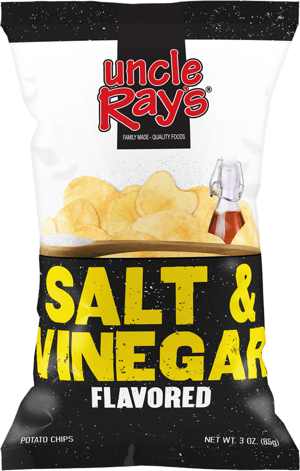 Chips Uncle Ray's Salt & Vinegar 130g.