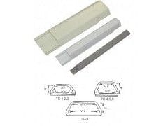 Wire duct paintable plastic cover with adhesive mounting 1 metre
