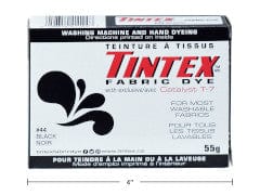 Tintex fabric dye black 55g - Brantford Surplus