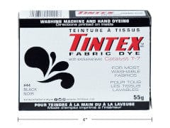 Tintex fabric dye black 55g