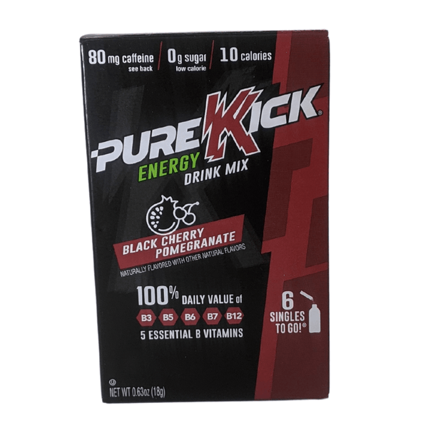 PureKick - Zero Sugar Black Cherry Pomegranate Drink Mix