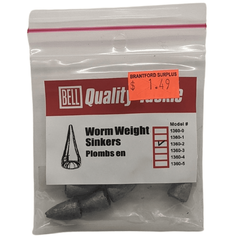 Quality Tackle - Worm Weight Sinker