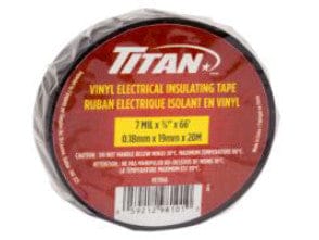 TITAN BLACK P.V.C. ELECTRIC TAPE 19mm x 20m - Brantford Surplus