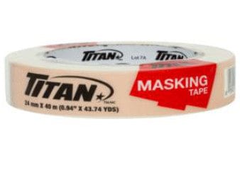 TITAN MASKING TAPE 24mm X 40m 48/CS - Brantford Surplus