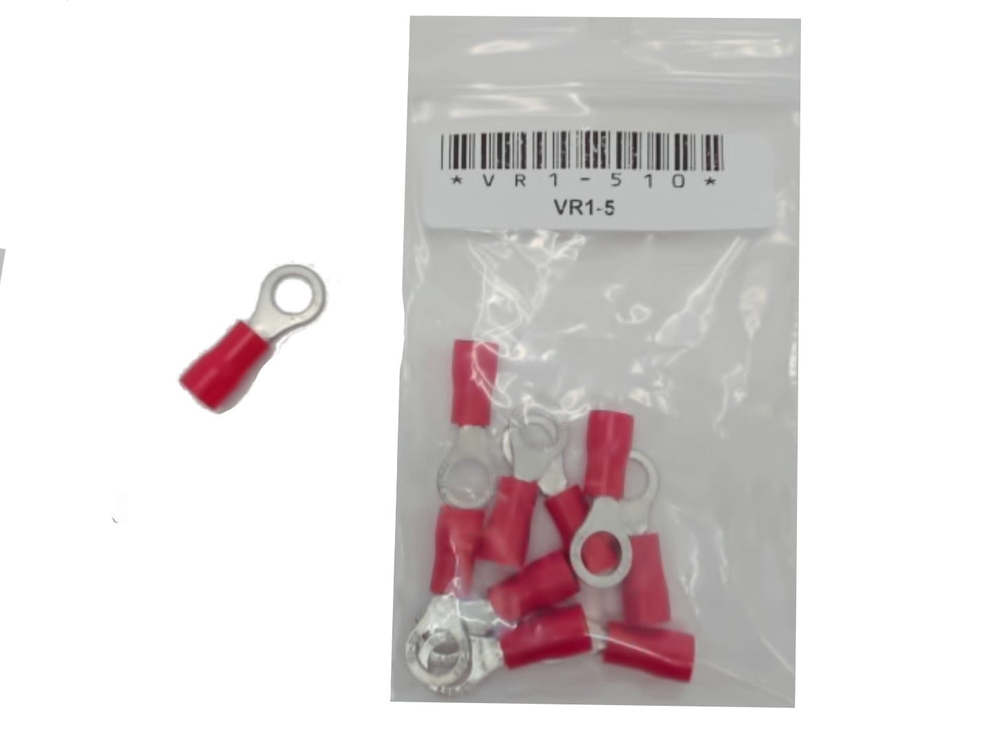 Terminal Insulated Ring Type Stud Size 10 - bag of 10 - Brantford Surplus