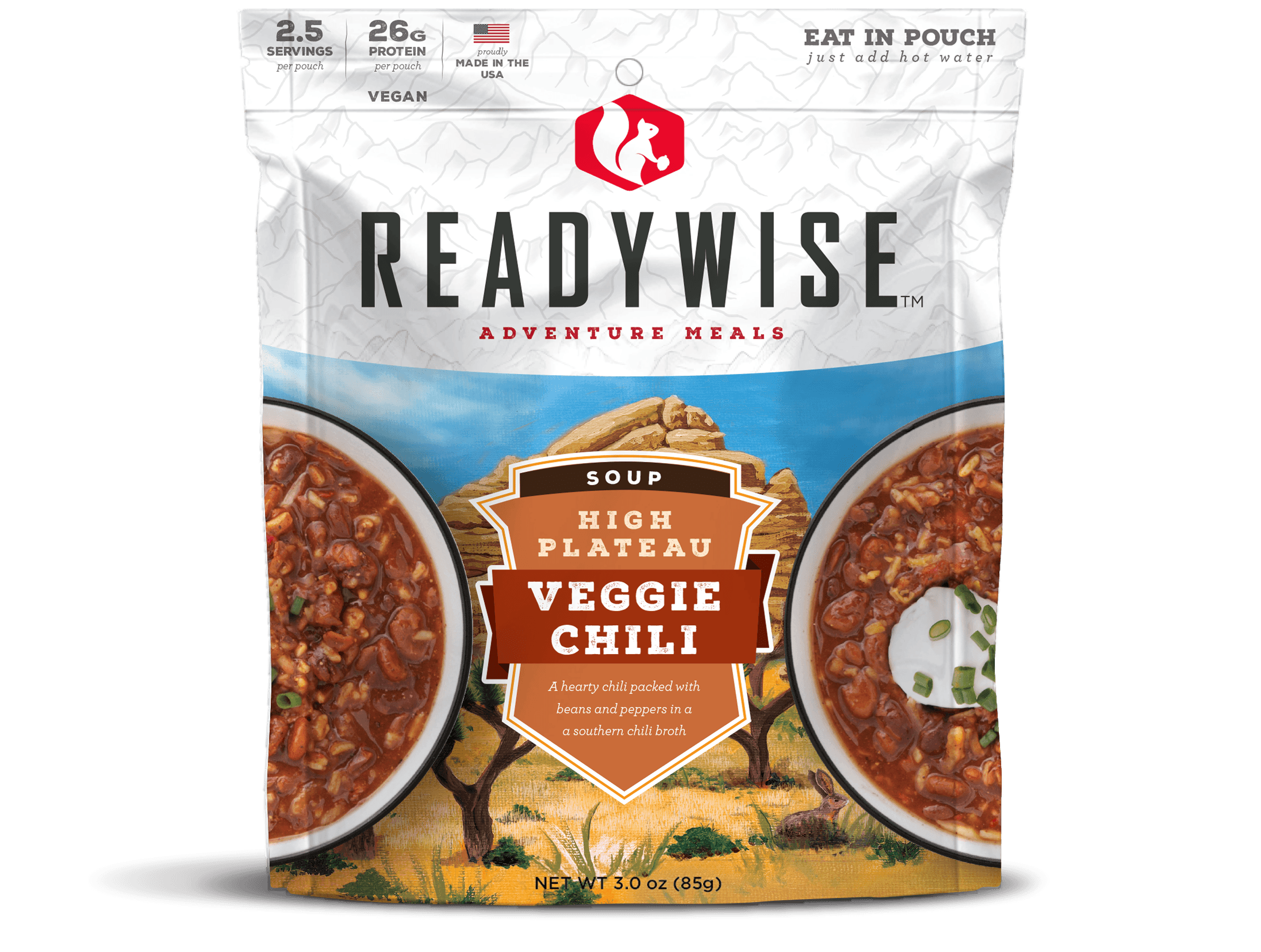 ReadyWise High Plateau Veggie Chili Soup - Brantford Surplus