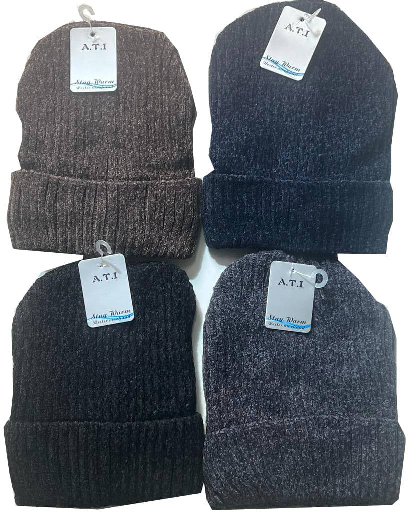 Chenille Hats Asst - Brantford Surplus