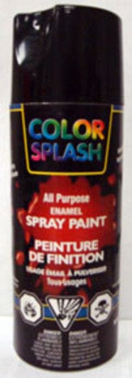 FLAT BLACK AEROSOL PAINT SPRAY 12OZ - Brantford Surplus