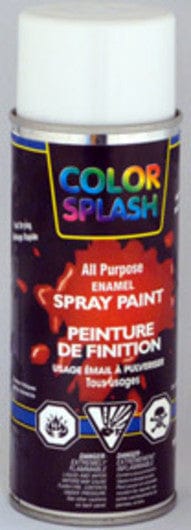 GLOSS WHITE AEROSOL PAINT SPRAY 12OZ - Brantford Surplus