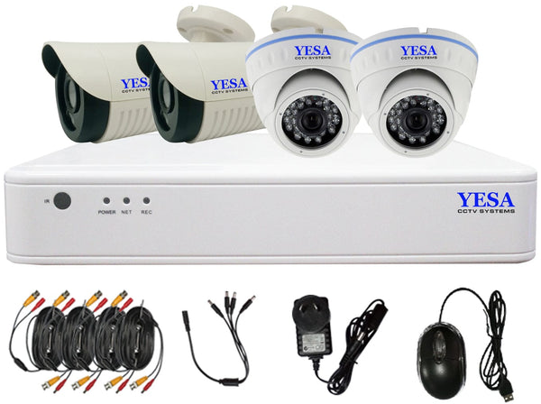 YESA YCC-1010AHD 4 Camera Security System