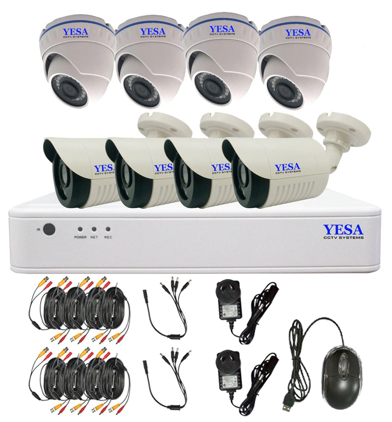 YESA YCC-1011AHD 8 Camera Security System