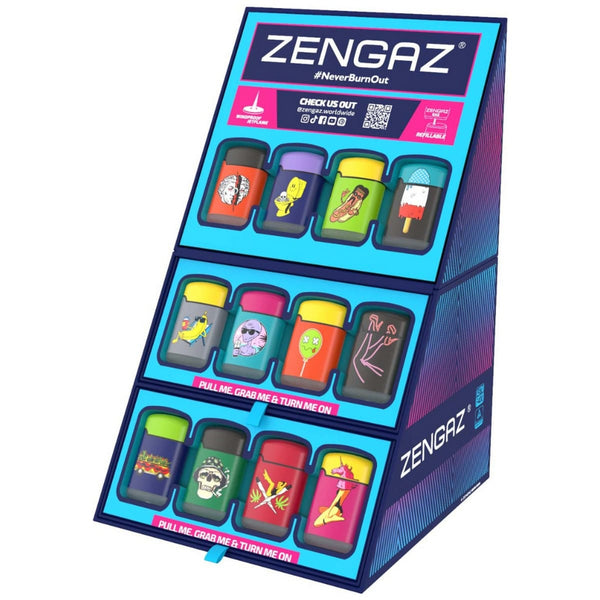 Zengaz Mega (ZL-3) Jet Rubberized Cube Lighters