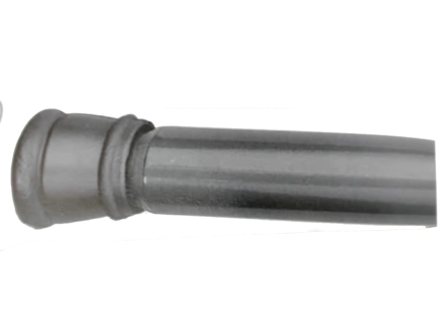 Adjustable tension shower curtain rod 41 - 74 inch 104x188cm silver - Brantford Surplus