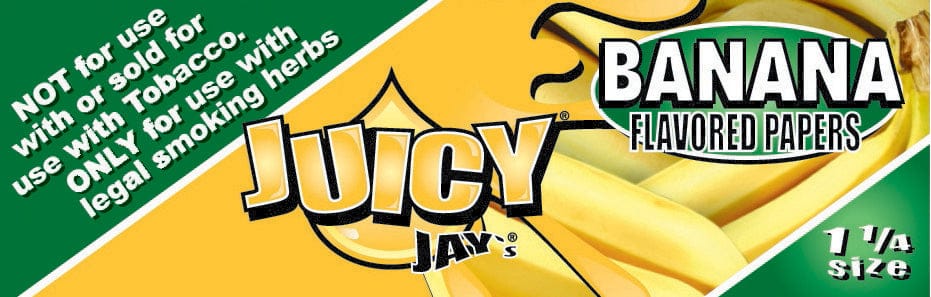 Rolling Paper - Juicy Jays 1 1/4 Banana - Brantford Surplus