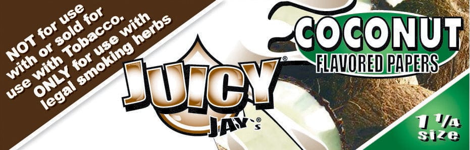 Rolling Paper - Juicy Jays 1 1/4 Coconut - Brantford Surplus