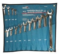 Combo Wrench Set Sae14 Pc 3/8 to 1.1/4cr - v - Brantford Surplus